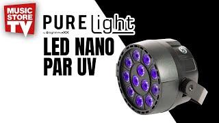 PURElight LED NANO PAR UV black