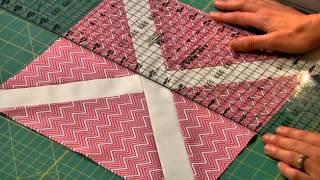 Free quilting lesson: Slashed quilt block from start to finish | Craftsy Block of the Month