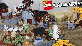 LEGO Medieval Farm Castle MOC!! - Build Update #3