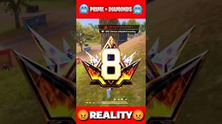 PRIME LEVEL UP REALITY  | PRIME SYSTEM FREE FIRE | #shorts #shortsfeed #ffnewevent
