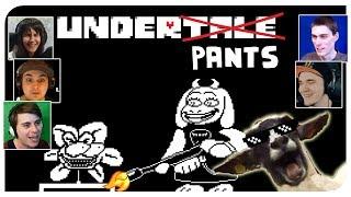 Реакции Летсплейщиков на Игру Underpants (Ториэль и Флауи/Музыка в бою с Ториэль/Анимация с Sr Pelo)