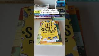 Middle School Curriculum Picks 8th Grade Teaching Money #homeschool #curriculum #electivesubjects