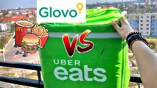 Сравнение доходов на Uber EATS и GLOVO. 12 часов на Убере