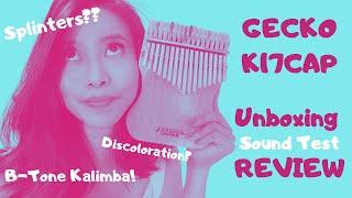 GECKO K17CAP UNBOXING, SOUNDTEST + REVIEW│B-Tone Kalimba