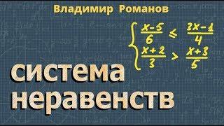 СИСТЕМА НЕРАВЕНСТВ С ОДНОЙ ПЕРЕМЕННОЙ 8 9 класс