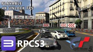 RPCS3 - Gran Turismo 5 PLAYABLE 4K UNLOCK FPS (Best Setting Guide) | PS3 Emulation