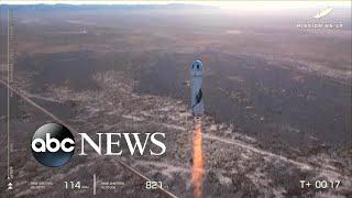 Blue Origin's New Shepard launches to space | ABC News