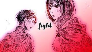 rivaille & mikasa ● lover/fighter