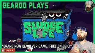 SLUDGE LIFE GAMEPLAY - New Devolver Game: FREE ON EPIC NOW - GRAFFITI, PIGEONS & A GIANT TURD!