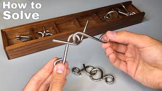 AMAZING Metal Puzzles Game - How to Solve All Metal Puzzles