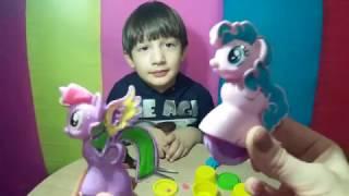 Набор My Little Pony Play Doh. Создаем свою маленькую красивую пони.