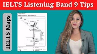 Band 9 Strategy for IELTS Listening Practice Map labelling