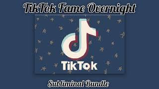 TikTok Fame Overnight subliminal bundle