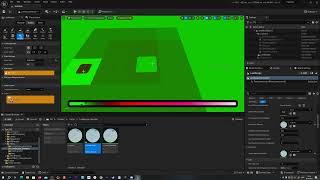 UE 5. 04 -  Суть работы материала ландшафта. Вырезание отверстий в ландшафте.