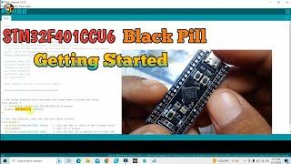 STM32 f401 ccu6 black pill getting started