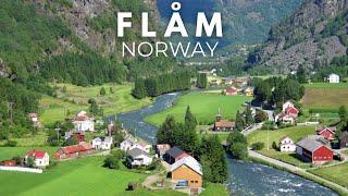 Flåm Norway 4K | Beautiful Village in Norway | Beautiful Nature and Scenic Relaxation