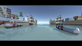 Unity 3D  Camera Control Tutorial of a Sailing Boat