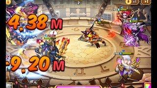 My Team Fight in Idle Heroes Private Server