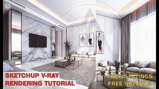 V-ray For Sketchup Interior Rendering Tips and Tricks -  SERIES-20