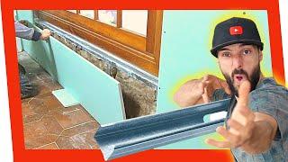  HOW TO MOUNT PLADUR Wall  TRASDOSADO Window Zone !! With HYDROFUGE Plate