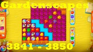 Gardenscapes Level 3841 - 3850 HD Walkthrough | 3 - match game | gameplay | android | ios | pc | app