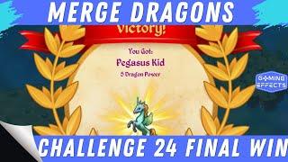 Merge Dragons Challenge 24 - Final Win Walkthrough