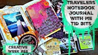 Travelers Notebook: Journal with Me Bits: Creative Week #22