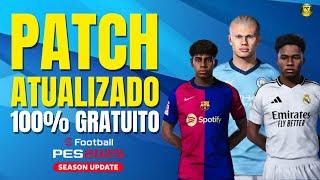 PATCH PES 2021 ATUALIZADO TEMPORADA 2025 COM PLACARES REAIS, FACES E UNIFORMES | PATCH 100% GRATUITO