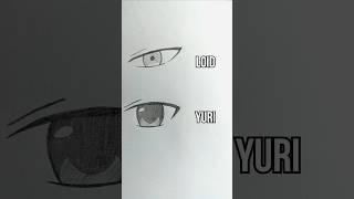 Draw Loid and Yuri eyes - Spy x Family #shorts #spyxfamily #art #anime