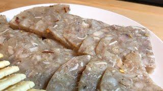 Home made souse meat ( hog head cheese)