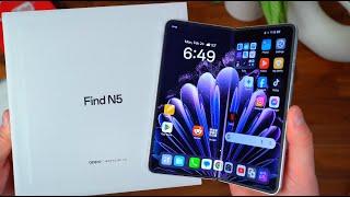 OPPO Find N5 Unboxing: Thinnest Foldable Phone!