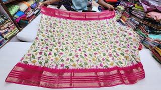Latest wholesale Fancy Designer sarees in chickpet Bangalore‼️single saree courier available