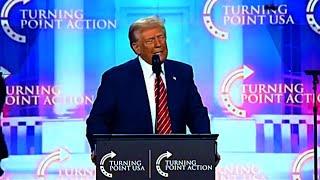 Trump Speaks at AmericaFest 2024 Even | #CISNewsStudio1s