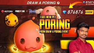 Free Fire || I Got New Pet Poring From New Draw Poring Event //Best New Poring Tricks Tamil || PVS