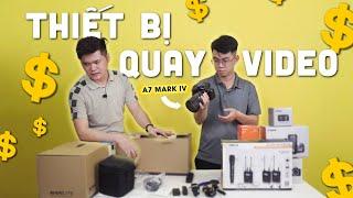 Thiết bị quay video Youtube, Vlog của LINH KIỆN STORE: máy ảnh, đèn, micro !!!