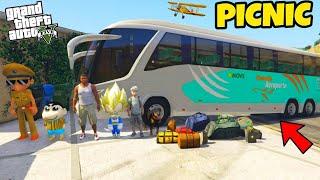 Franklin and Shinchan Plane A Road Trip With Luxury BUS From Los Santos To North Yankton IN GTA 5