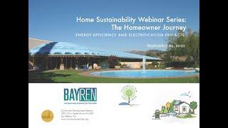 Home Sustainability Webinar Series: Energy Efficiency and Electrification Projects