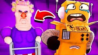 ПОБЕГ ИЗ ДОМА ЗЛОЙ БАБКИ в РОБЛОКС! СТРАШНОЕ ОББИ GRUMPY GRANNY ROBLOX