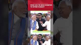 What Did PM Modi Whisper To Nitish Kumar? Internet Reacts | #etnow #pmmodi #nitishkumar #shorts