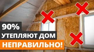 НИКОГДА не утепляйте свой дом ТАК! / Как правильно рассчитать утепление загородного дома?