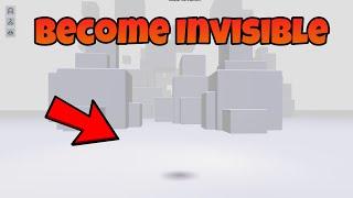 How to become INVISIBLE on Roblox  *EASY & CHEAP*