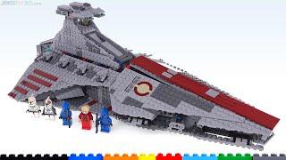  LEGO Star Wars 2009 Venator-class Republic Attack Cruiser review! 8039 re upload