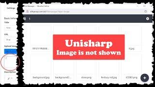 Unisharp image preview problem | Don't show Uploaded image or photo | Solve this simple and easy way