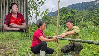 It Was Pouring Rain But CHUNG Still Helped Nhan Complete His Small House