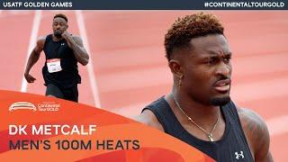 DK Metcalf debuts over 100m | USATF Golden Games Continental Tour Gold