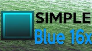 Minecraft PVP Texture Pack Simple Blue 16x-20 by Ryos 1.7.2/1.7.10/1.8