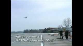 Виттшток. ЗГВ. Ан-2 на аэродроме 33 Гвардейского ИАП.