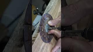Drill holes with a rock saw blade, effective and anyone can do it.