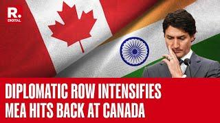 India Canada Row: Canada Levies Allegations, MEA Hits Back | Republic TV