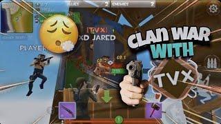 Rocket Royale 3v3 clan war helping gng against tvx